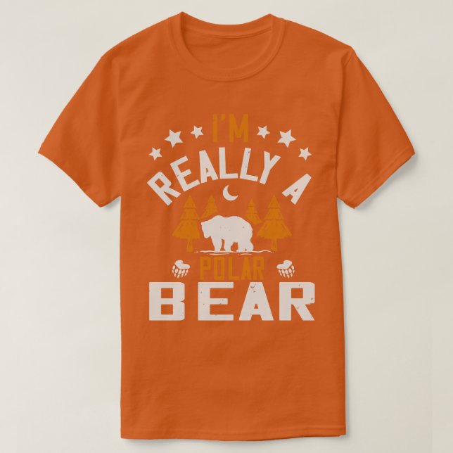 Camiseta Ursos Eu Sou Um Urso Polar (Frente do Design)