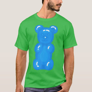 Camiseta Ursos Menores Azuis Amantes Gomas Prêmio do Urso G