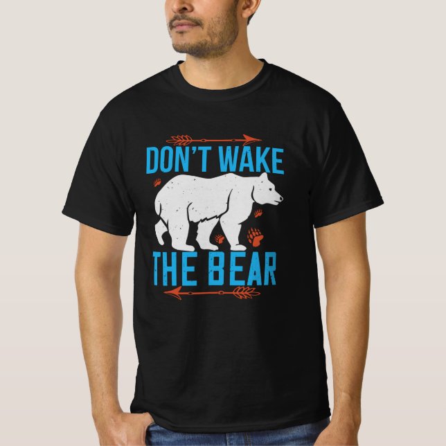 Camiseta Ursos - Não Acordar o Urso (Frente)