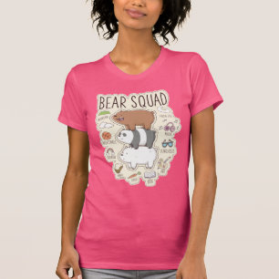 Camiseta Ursos Negros - Gráfico de Diários de Esquadrão de