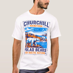 Camiseta Ursos Polares de Churchill Manitoba Subártico Outo