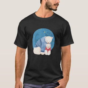 Camiseta Ursos Polares De Lua Cheia Fresco Fúnebre, Urso Po