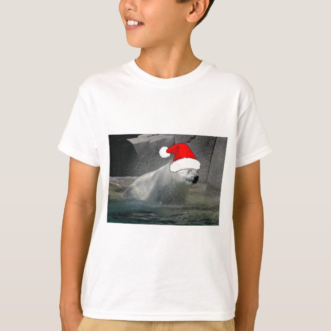 Camiseta Ursos Polares de Natal (Frente)