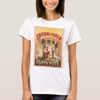 Camiseta Ursos Polares Estão Aproveitando Lâmpadas De Cerve