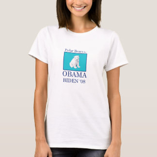 Camiseta Ursos polares para o t-shirt de Obama