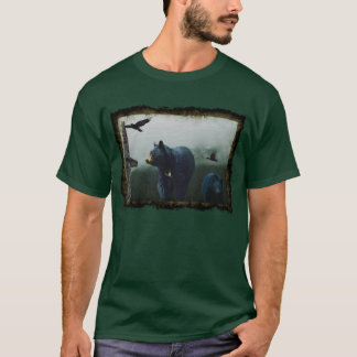 Camiseta Ursos Pretos, Ravens e Camiseiros Totem Selvagem
