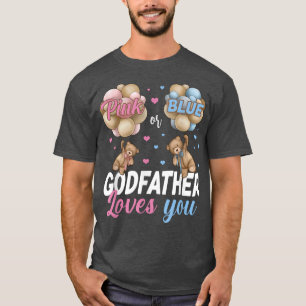 Camiseta Ursos Rosa Ou Azul O Padrinho Te Ama De Raposa De