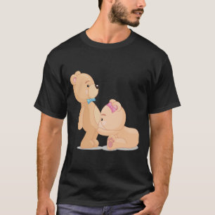 Camiseta ursos sujos com cabeça