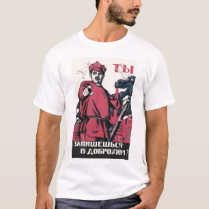 Camiseta URSS, russo, soviete, propaganda, guerra, guerra