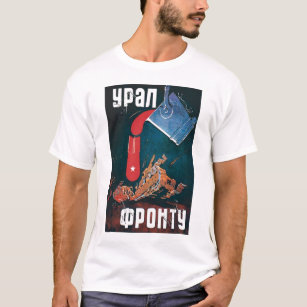 Camiseta URSS, russo, soviete, propaganda, guerra, guerra