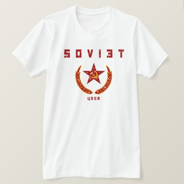 Camiseta URSS soviética (Frente do Design)