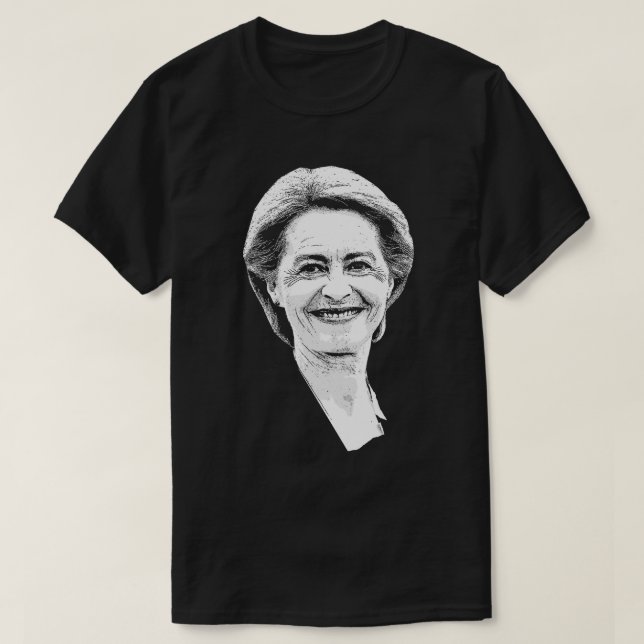 Camiseta Ursula von der Leyen (Frente do Design)