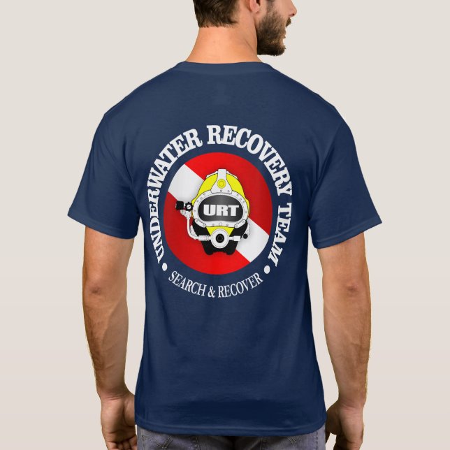Camiseta URT (Equipe de recuperação subaquática) (Verso)