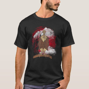 Camiseta Urubu-de-cabeça-vermelha Ave Necrófaga Abutre-de-r