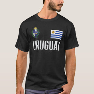 Camiseta Uruguai Flag Futebol Fan Men