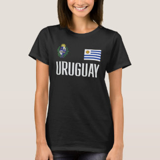 Camiseta Uruguai Flag Futebol Fan Men