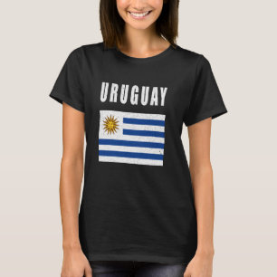 Camiseta Uruguai Flag Patriótico, independência do orgulho