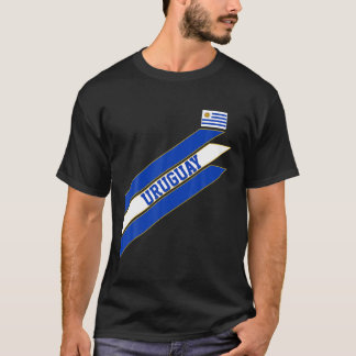 Camiseta Uruguai Futebol Apoiante Visitante Uruguai Socce