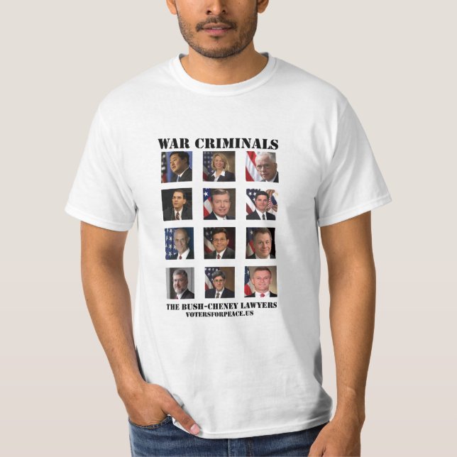 Camiseta US$ 25,00 Criminosos de Guerra (Frente)