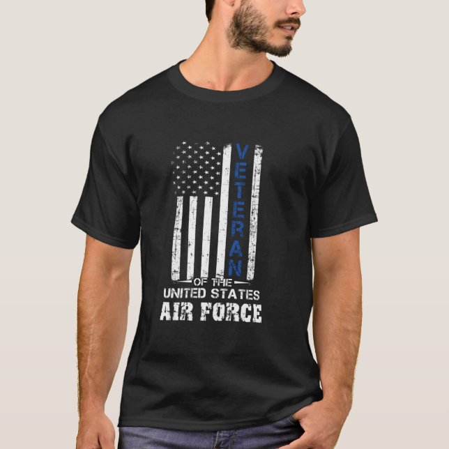 Camiseta US Air Force Veteran USAF (Frente)