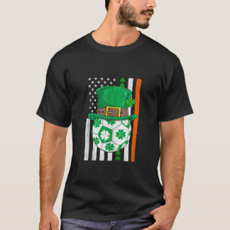 Camiseta US American Flag Vintage Irish Soccer Rua Patrick