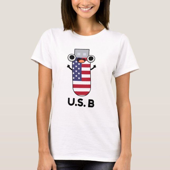 Camiseta US B Engraçado Estados Unidos (Frente)