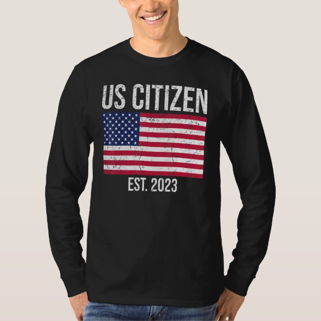 Camiseta US Citizenship Decoration American New USA Citizen (Frente)