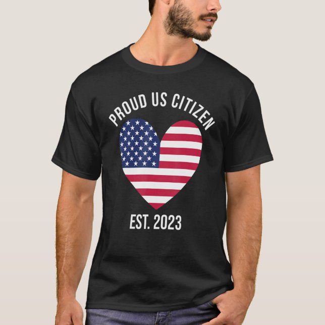 Camiseta US Citizenship Decoration American New USA Citizen (Frente)