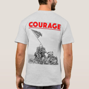 Camiseta US COMBAT SQUAD COURAGE - Batalha de Iwo Jima