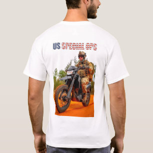 Camiseta US COMBAT SQUAD - Motocicleta de Operações Especia