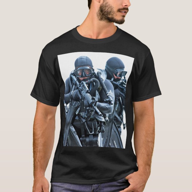 Camiseta US COMBAT SQUAD - Oportunidades Especiais dos EUA (Frente)