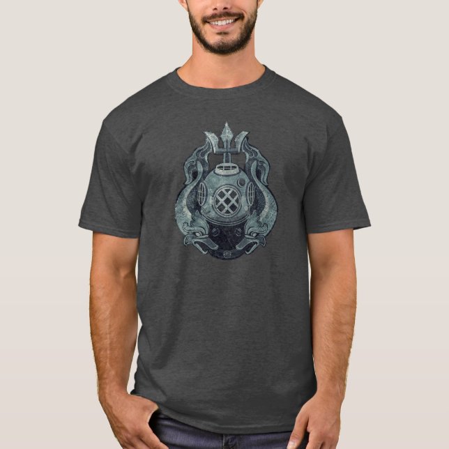 Camiseta US Combate Master Diver Insignia (Frente)