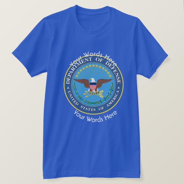 Camiseta US Department of Defense Shield (Frente do Design)