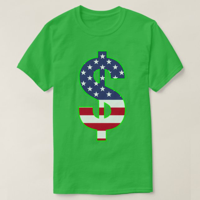 Camiseta US dollar symbol (Frente do Design)
