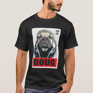 Camiseta Us Doug The Pug Fones de ouvido 01