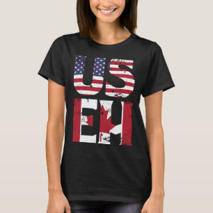 Camiseta US EH American Canadian Quote