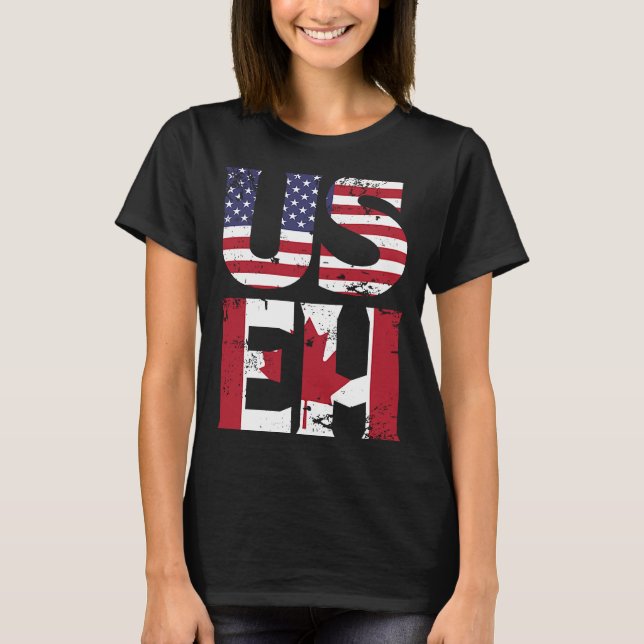 Camiseta US EH American Canadian Quote (Frente)