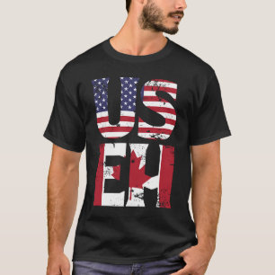 Camiseta US EH American Canadian Quote