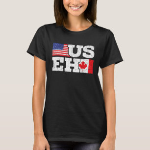 Camiseta US EH Canada Flag Maple Leaf Proud Canuck