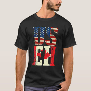 Camiseta US EH Funny Canada Flag Canadian Memo Quo