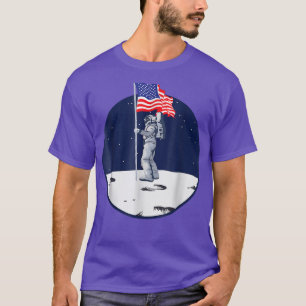 Camiseta US Flag Astronauta Independence Day 4 de julho Pa