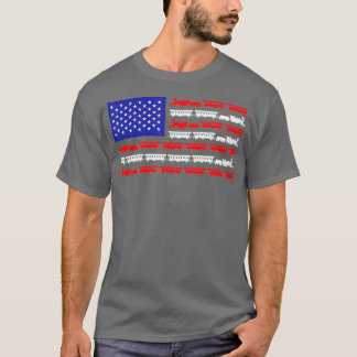 Camiseta US Flag ho ho scale trains modelo de capotagem