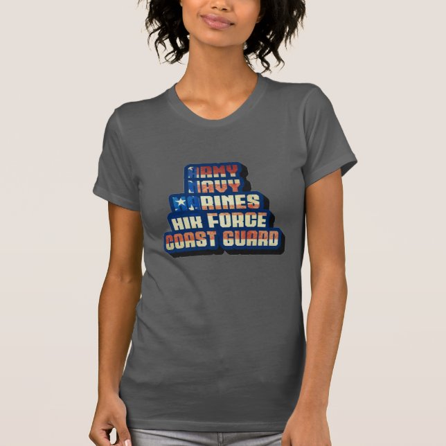 Camiseta US MILITARY - Thank You (Frente)