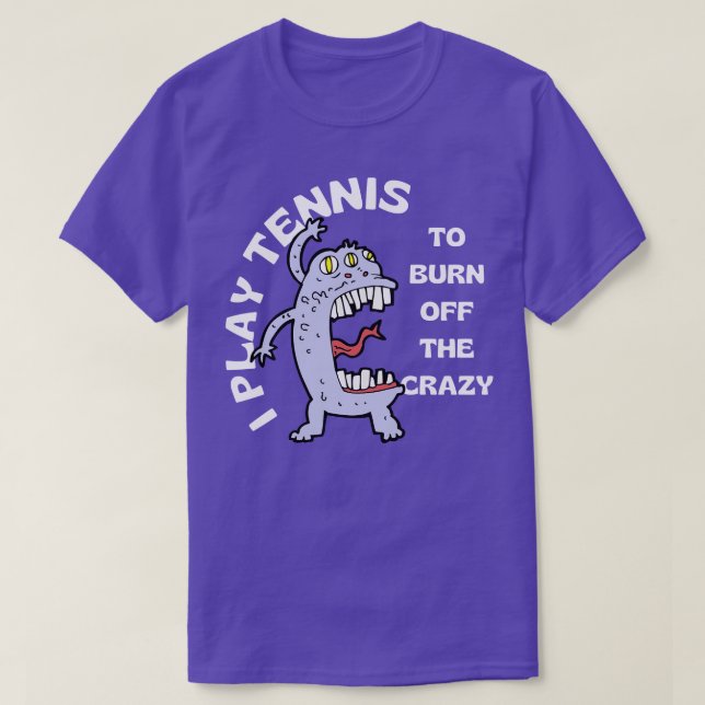 Camiseta US Open Play Tênis Para Queimar O Louco 1 (Frente do Design)