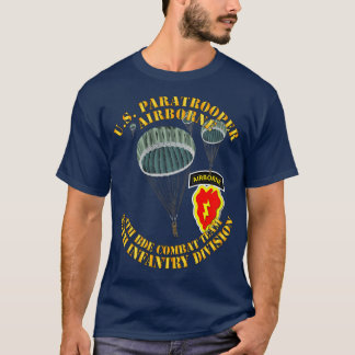 Camiseta US Paratrooper 4th Bde Cbt Tm 25 Infantry Div
