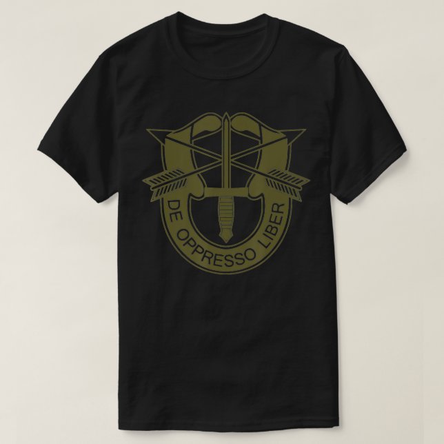 Camiseta US Special s De Oppresso Liber OCP OD Green (Frente do Design)