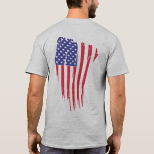 Camiseta US Spyder Ryders - Bandeira dos EUA Desgastada ver