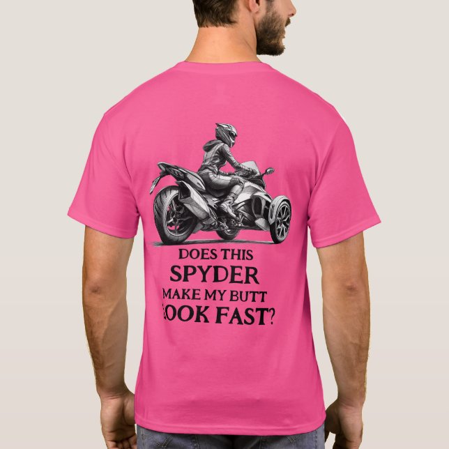 Camiseta US Spyder Ryders - Bumbum parece rápido (Verso)