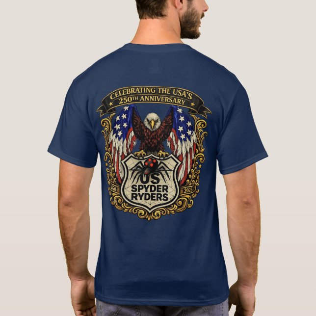 Camiseta US Spyder Ryders - Eagle USA250 2s (Verso)