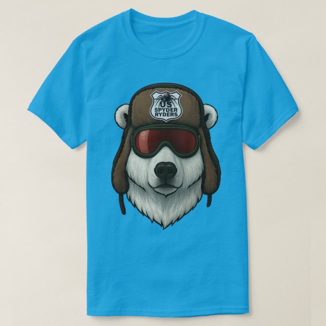 Camiseta US Spyder Ryders - Polar Bear4 (Frente do Design)